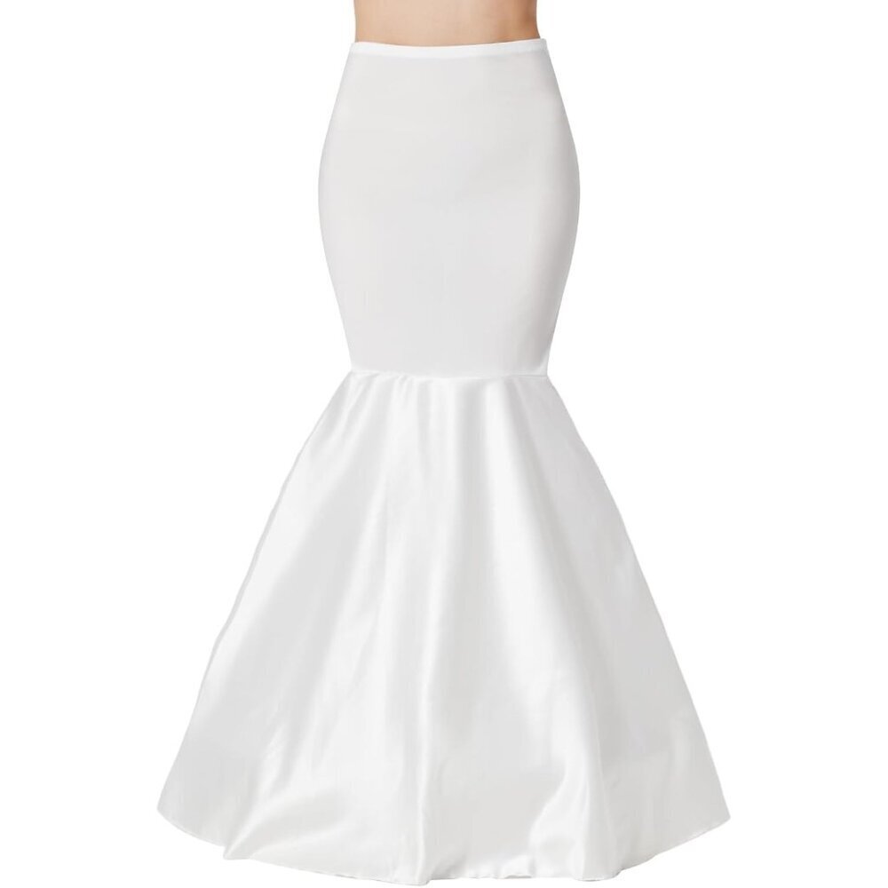 Women 1 Hoop Mermaid Petticoat Fishtail Underskirt Trumpet Crinoline